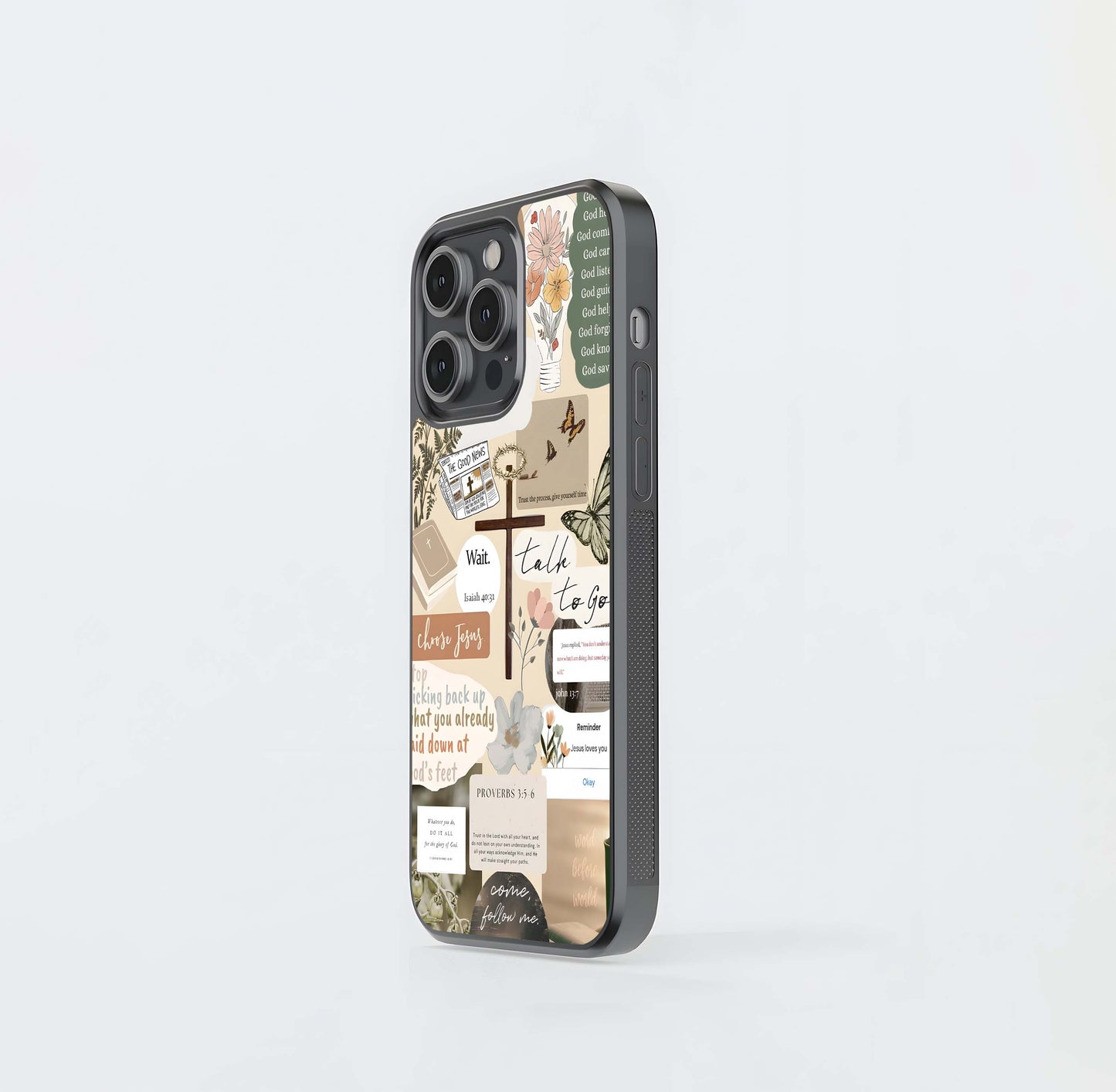 Faith Over Fear Glass Case