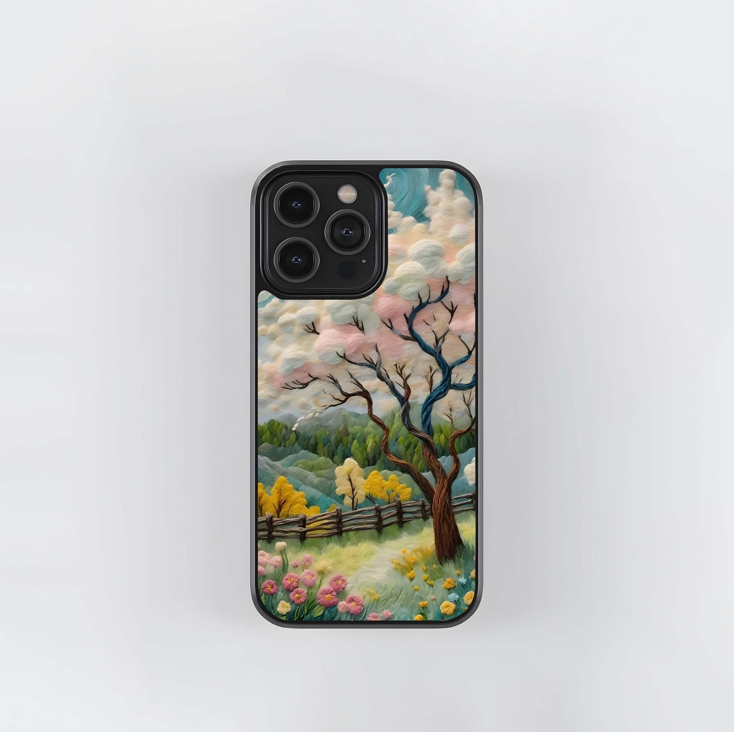 Cloud Landscape with Trees Glass Cases