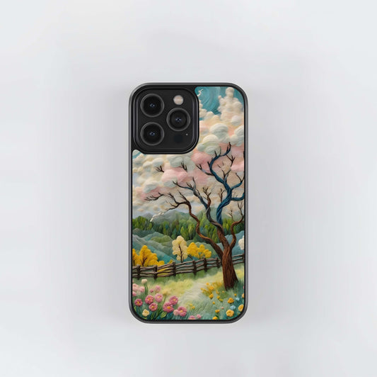 Cloud Landscape with Trees Glass Cases