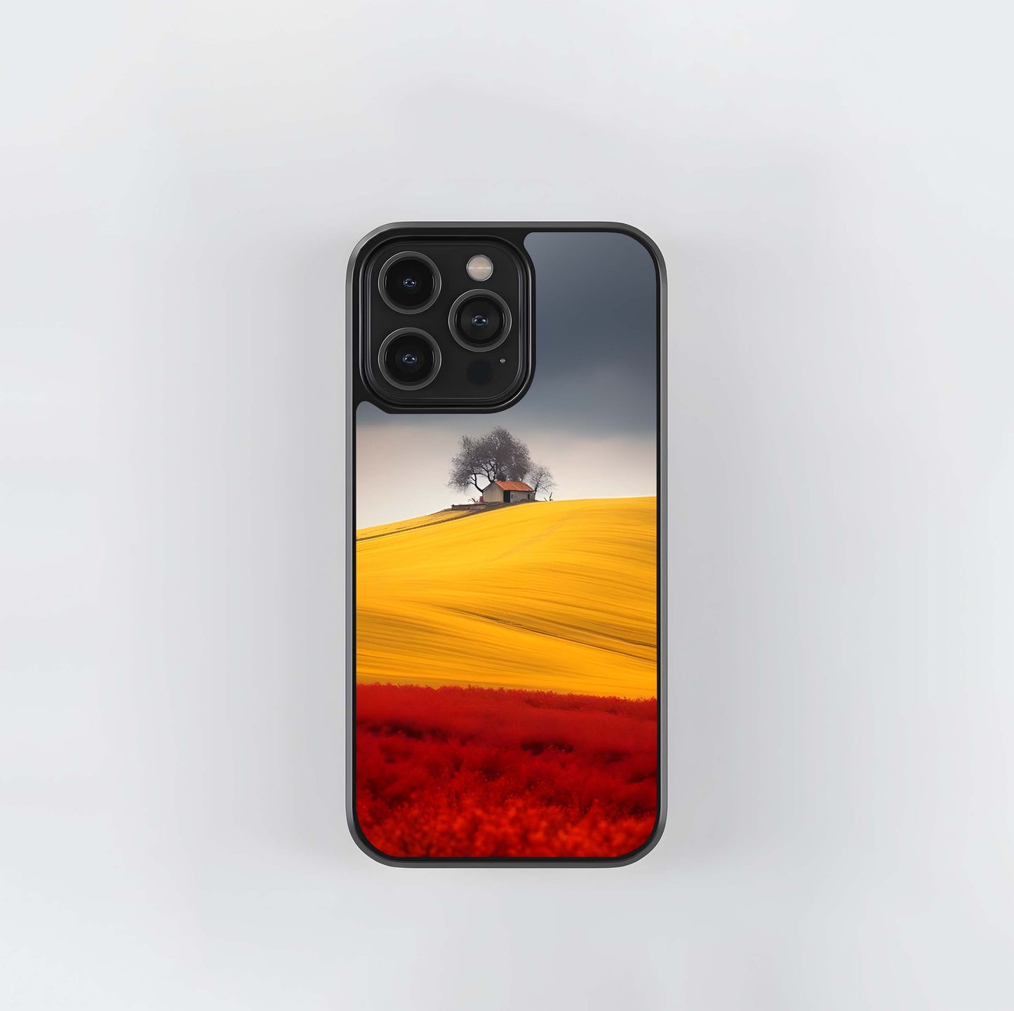 Fields of Contrast Glass Case