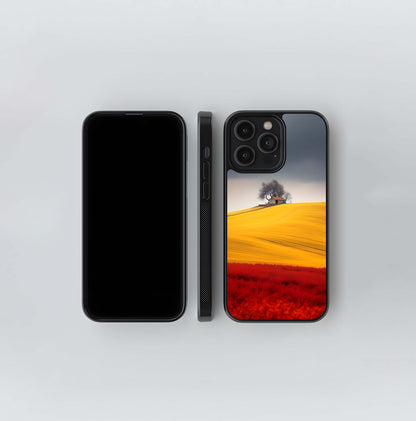 Fields of Contrast Glass Case