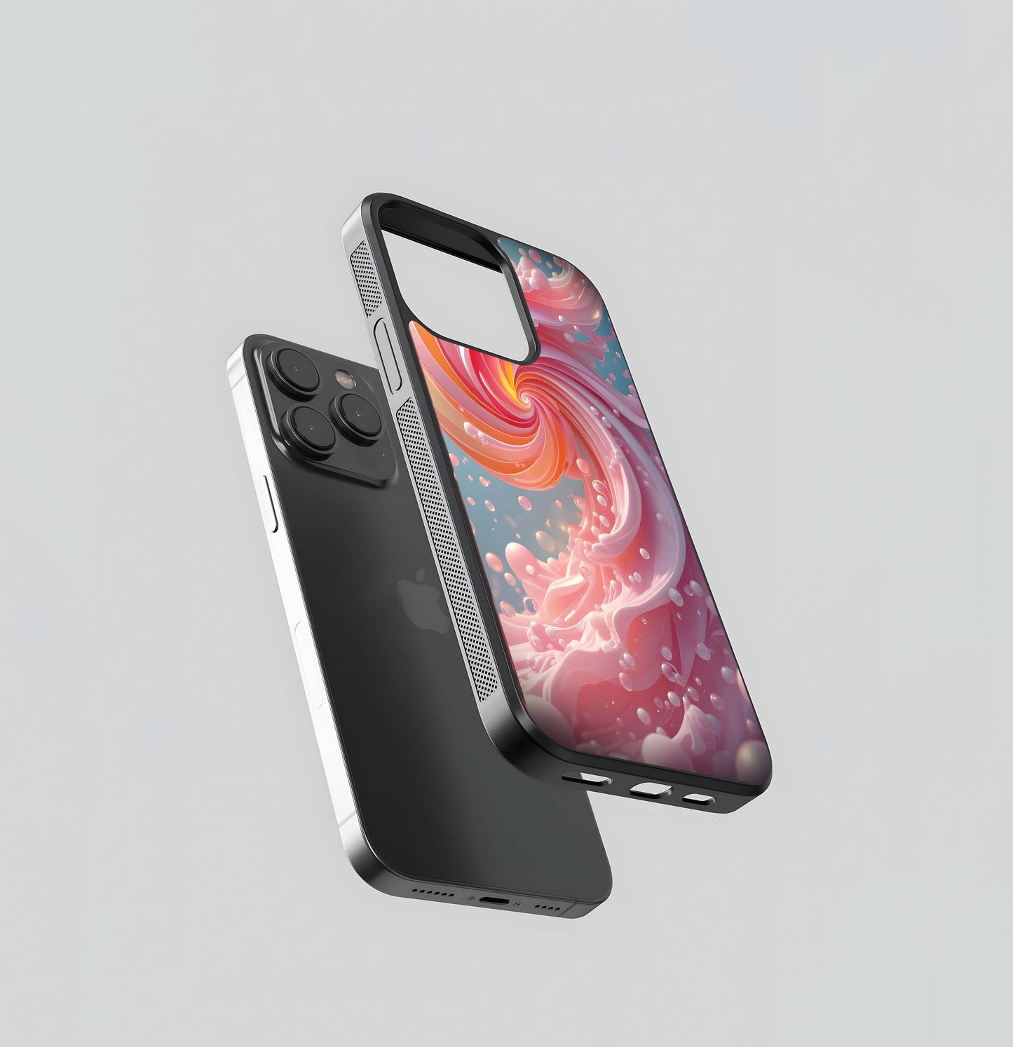 Pink Dream Vortex Glass Case