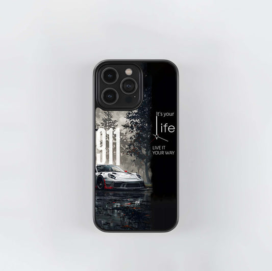 Porsche 911 Live Your Way Glass Case