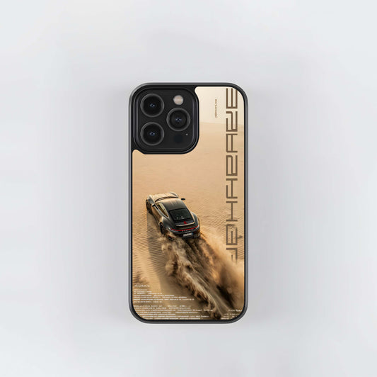 Porsche Desert Drift Glass Case