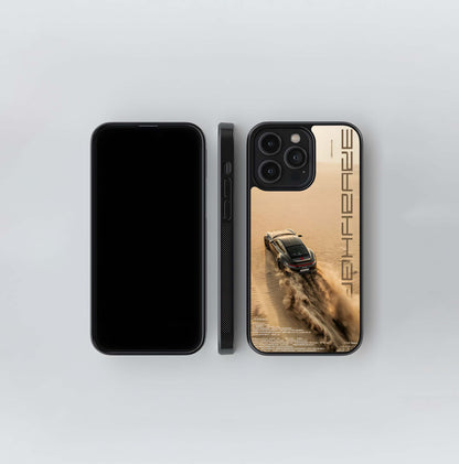 Porsche Desert Drift Glass Case