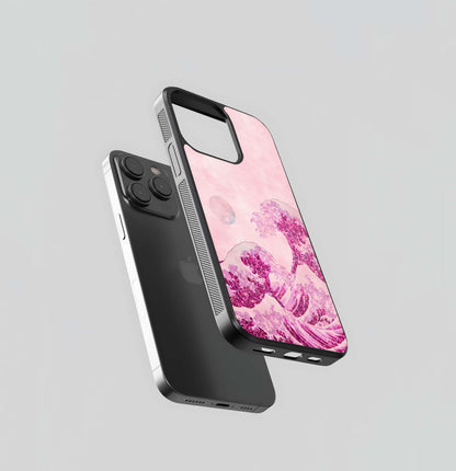 Blossoms Beneath Moon Glass Case