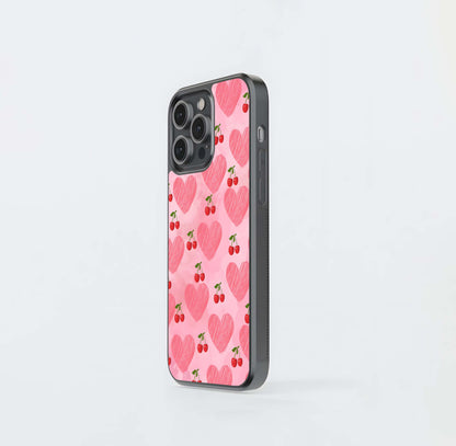 Cherry With Hatching Love Glass Case