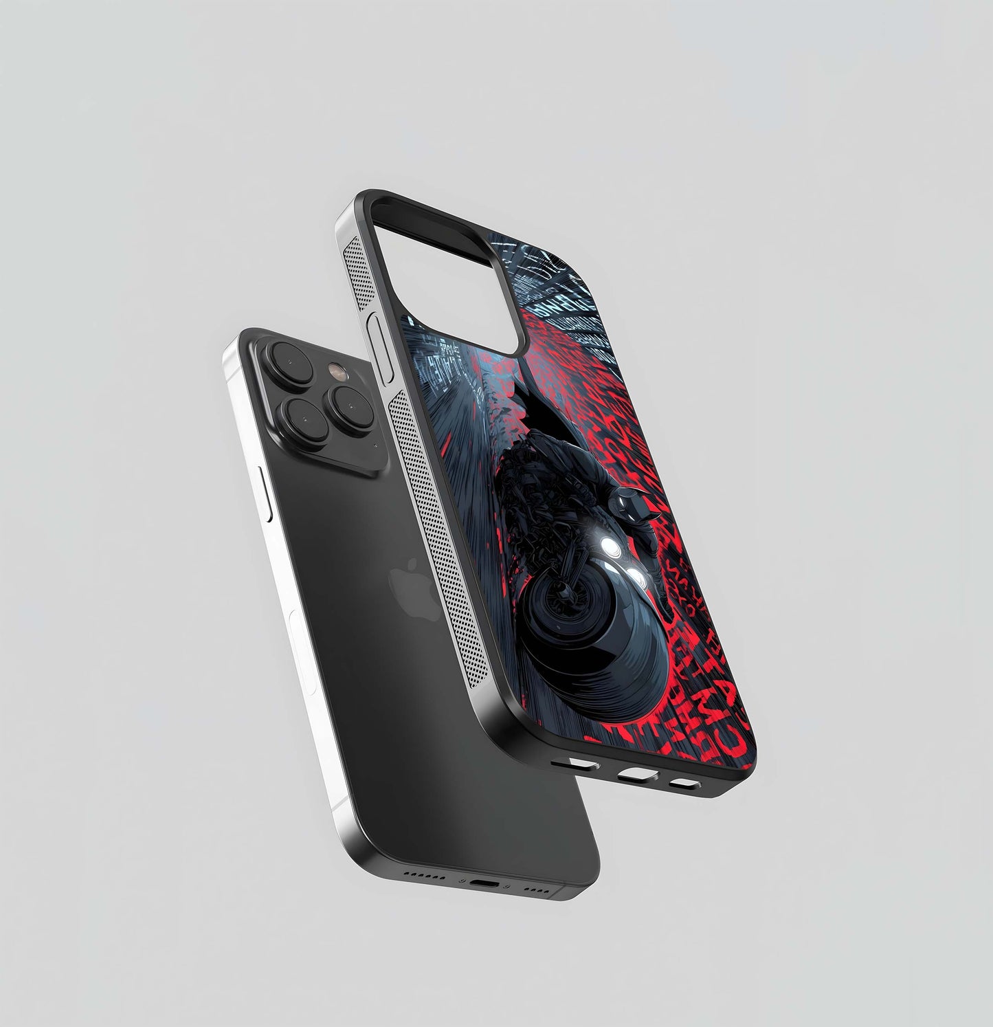 Batman on the Batcycle Glass Case