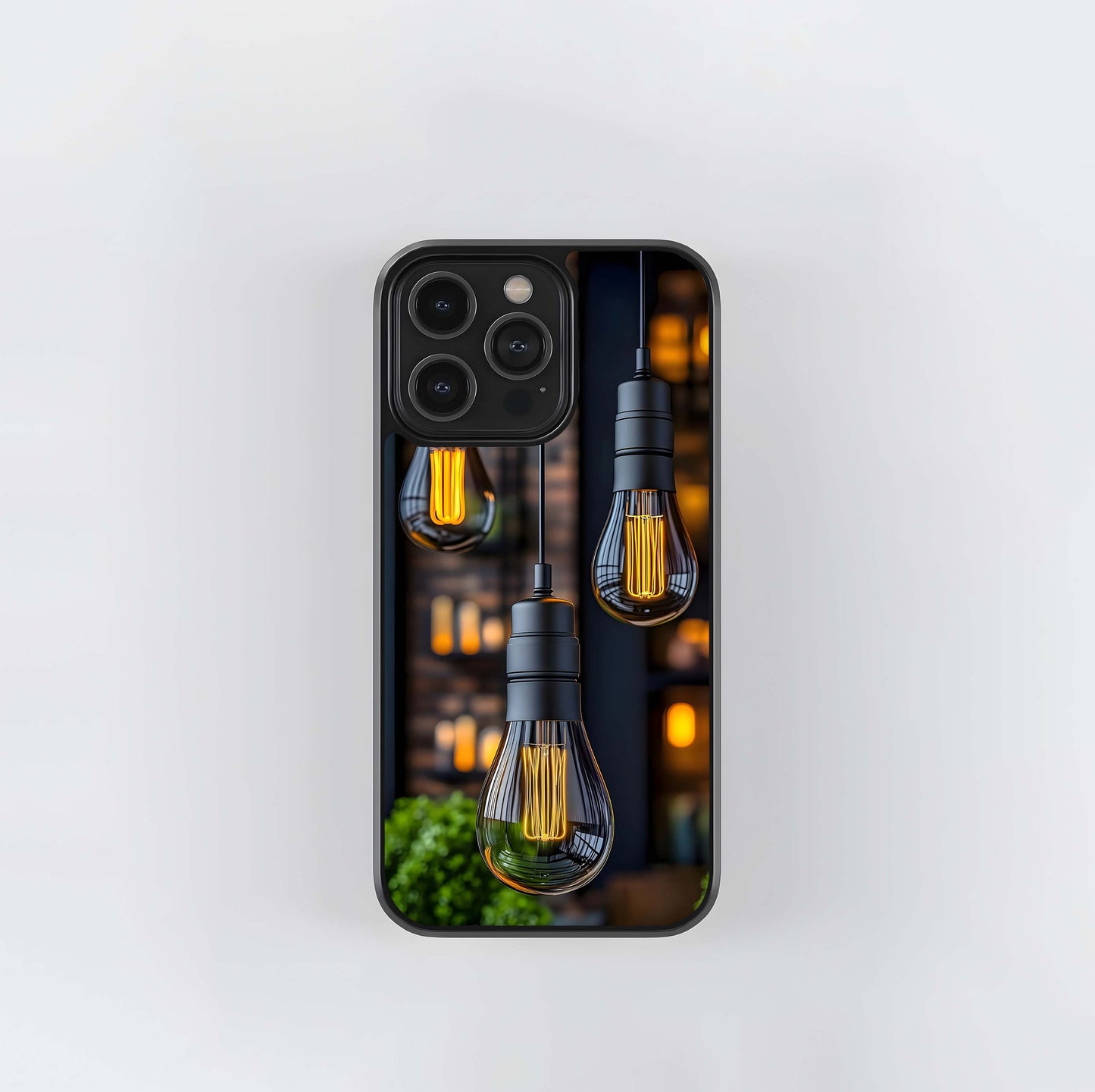 Edison Filament Pendants Glass Case