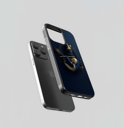 Midnight Raga of Krishna Glass Case