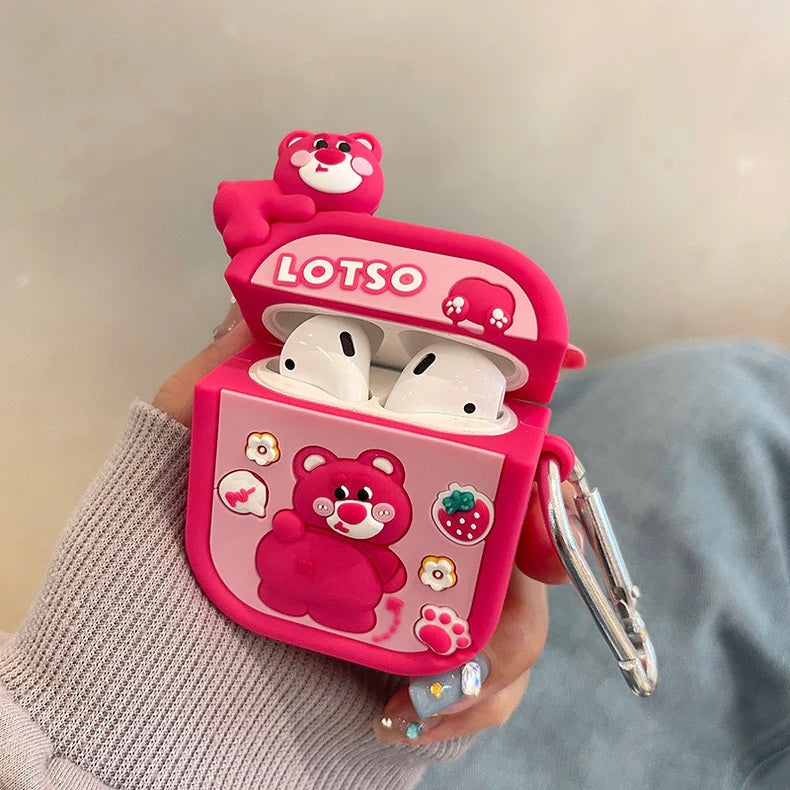 Lotso AirPods Case AIRPODS PRO 2 Cute bear-themed protective case AIRPODS PRO 2