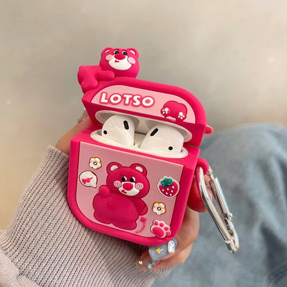 Lotso AirPods Case AIRPODS PRO 2 Cute bear-themed protective case AIRPODS PRO 2