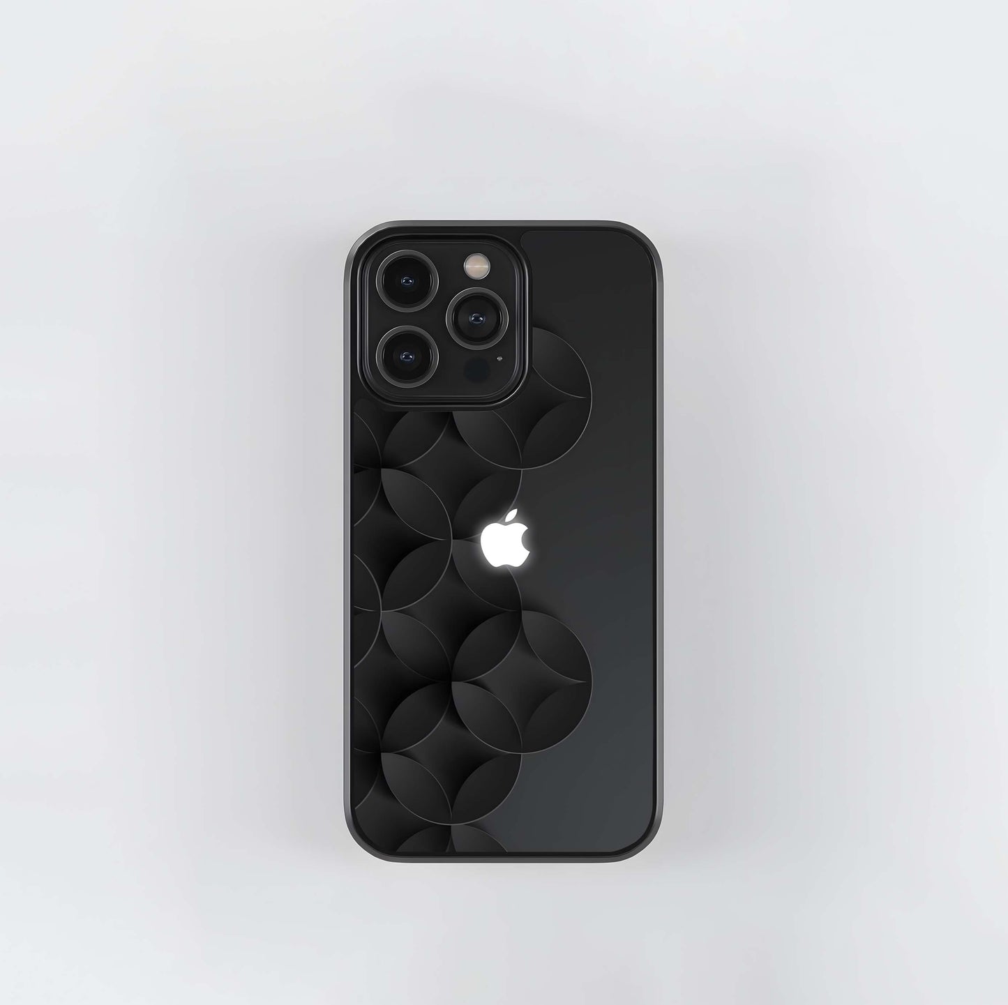 Apple Overlapping Circles Glass Case