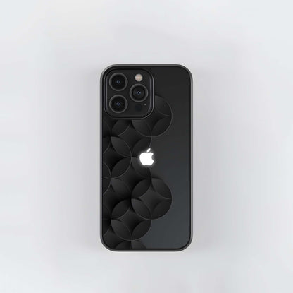 Apple Overlapping Circles Glass Case
