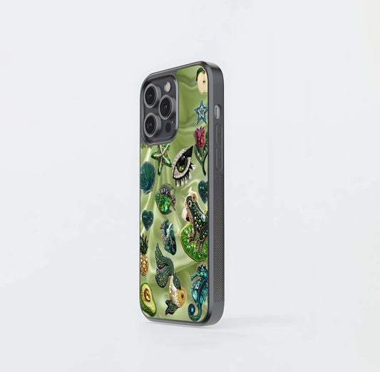 Beaded Whimsy Glass Case