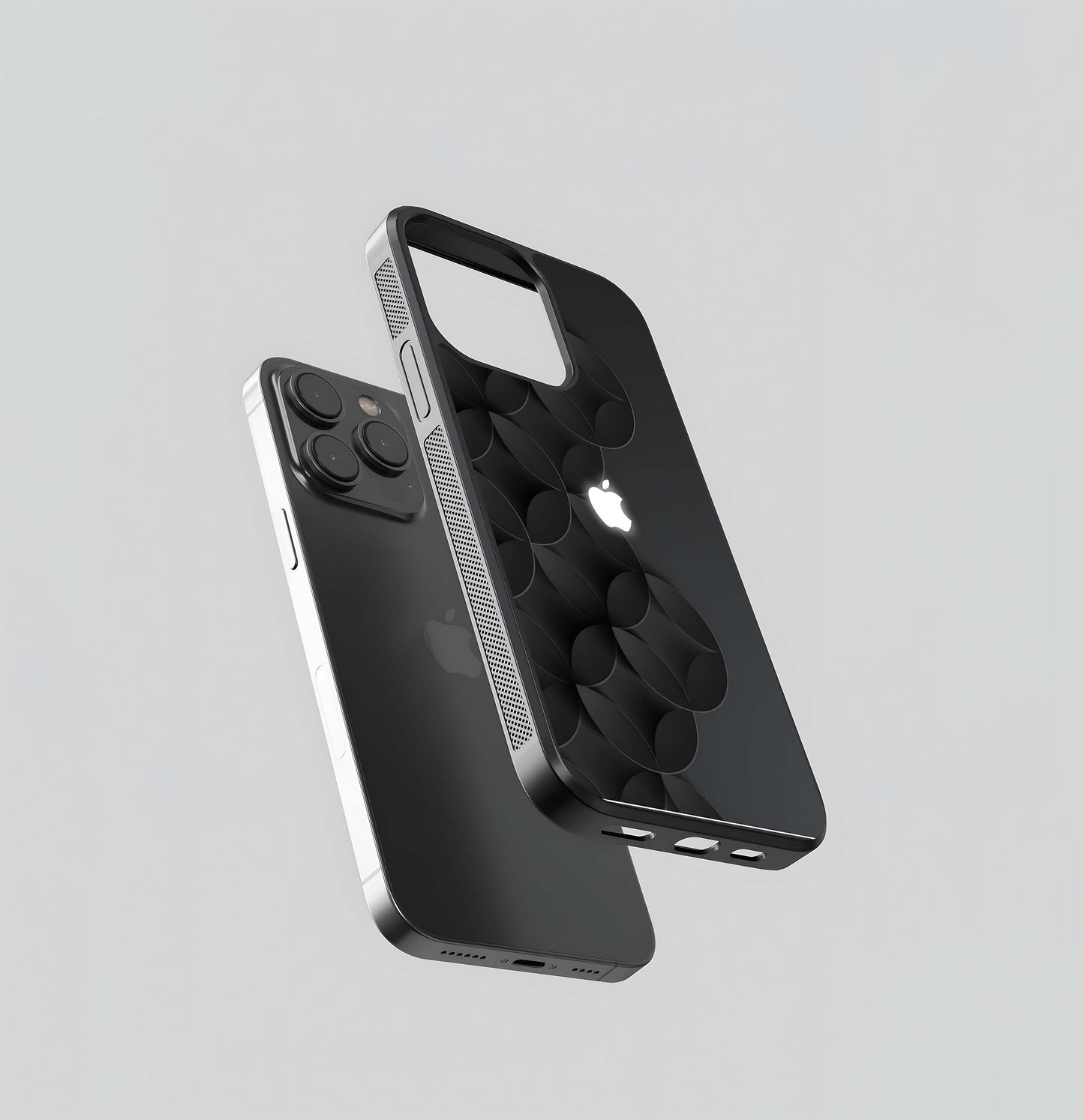 Apple Overlapping Circles Glass Case