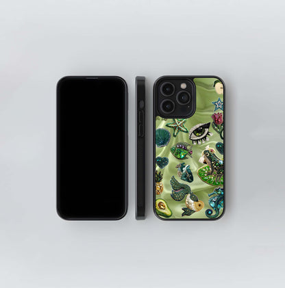 Beaded Whimsy Glass Case