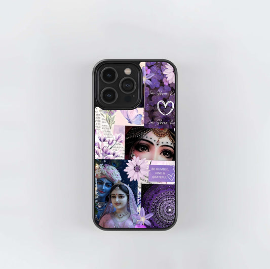 Purple Devotional Aesthetic Glass Case