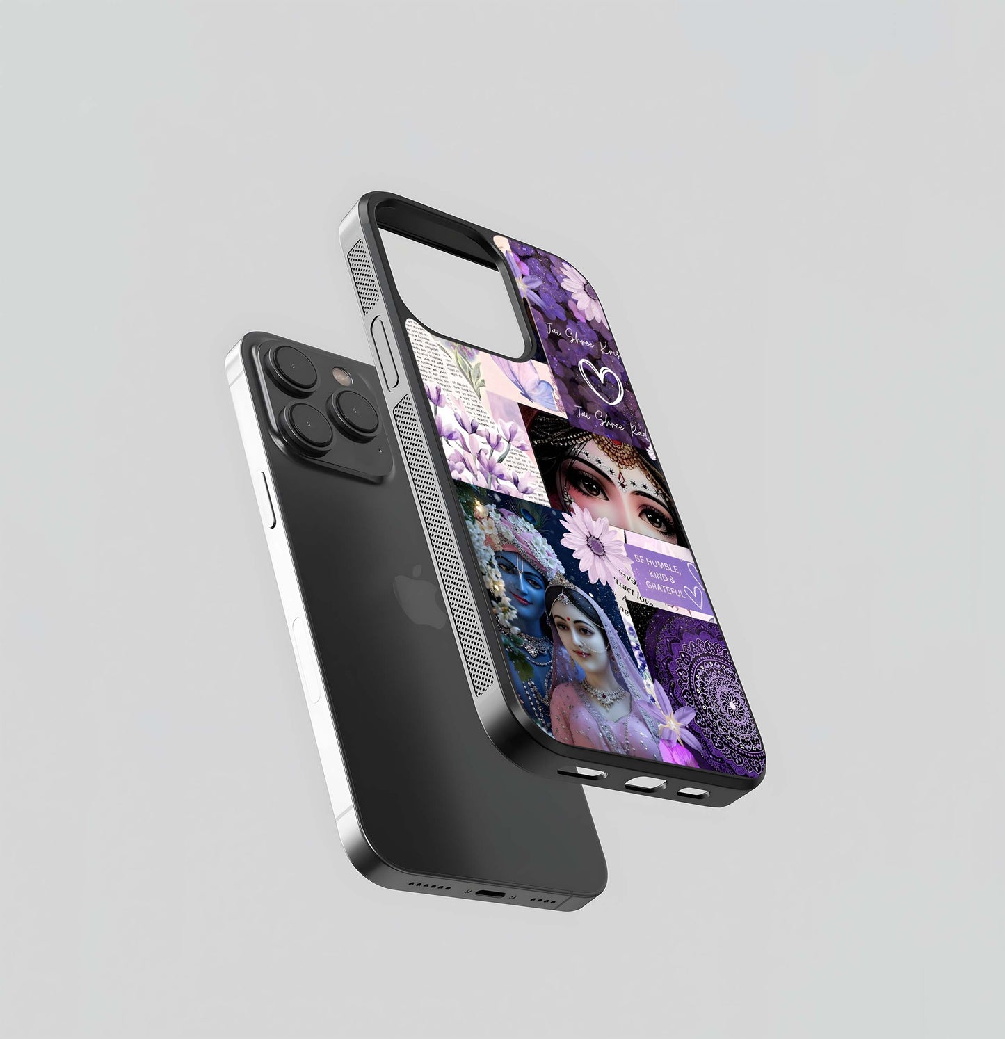 Purple Devotional Aesthetic Glass Case