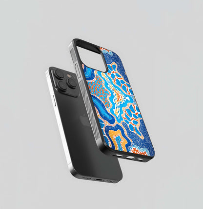 Blue Aura Glass Case