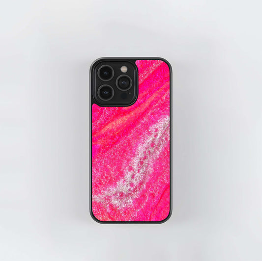 Fuchsia Frost Glass Case