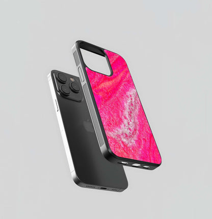 Fuchsia Frost Glass Case