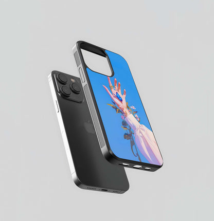 Blue Bloom Rise Glass Case