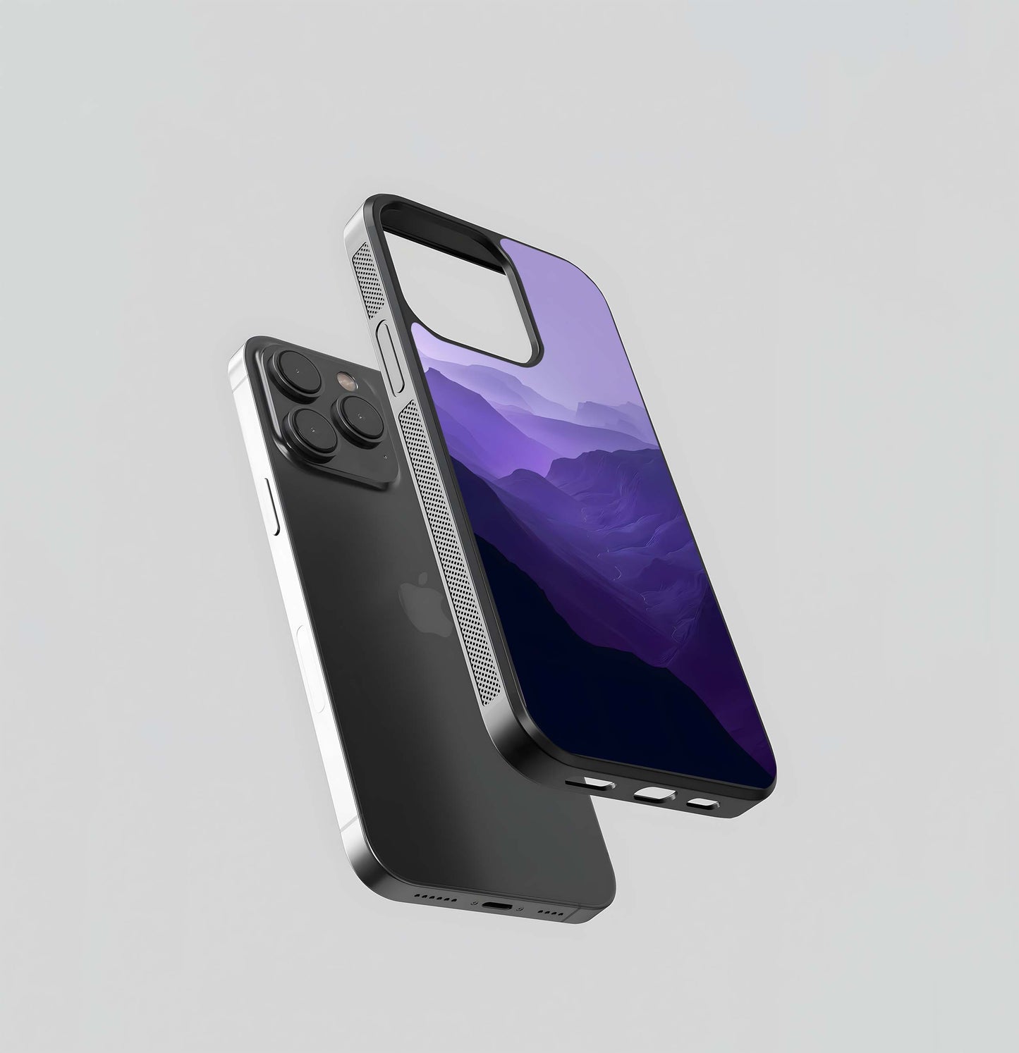 Purple Valley Mist Glass Case