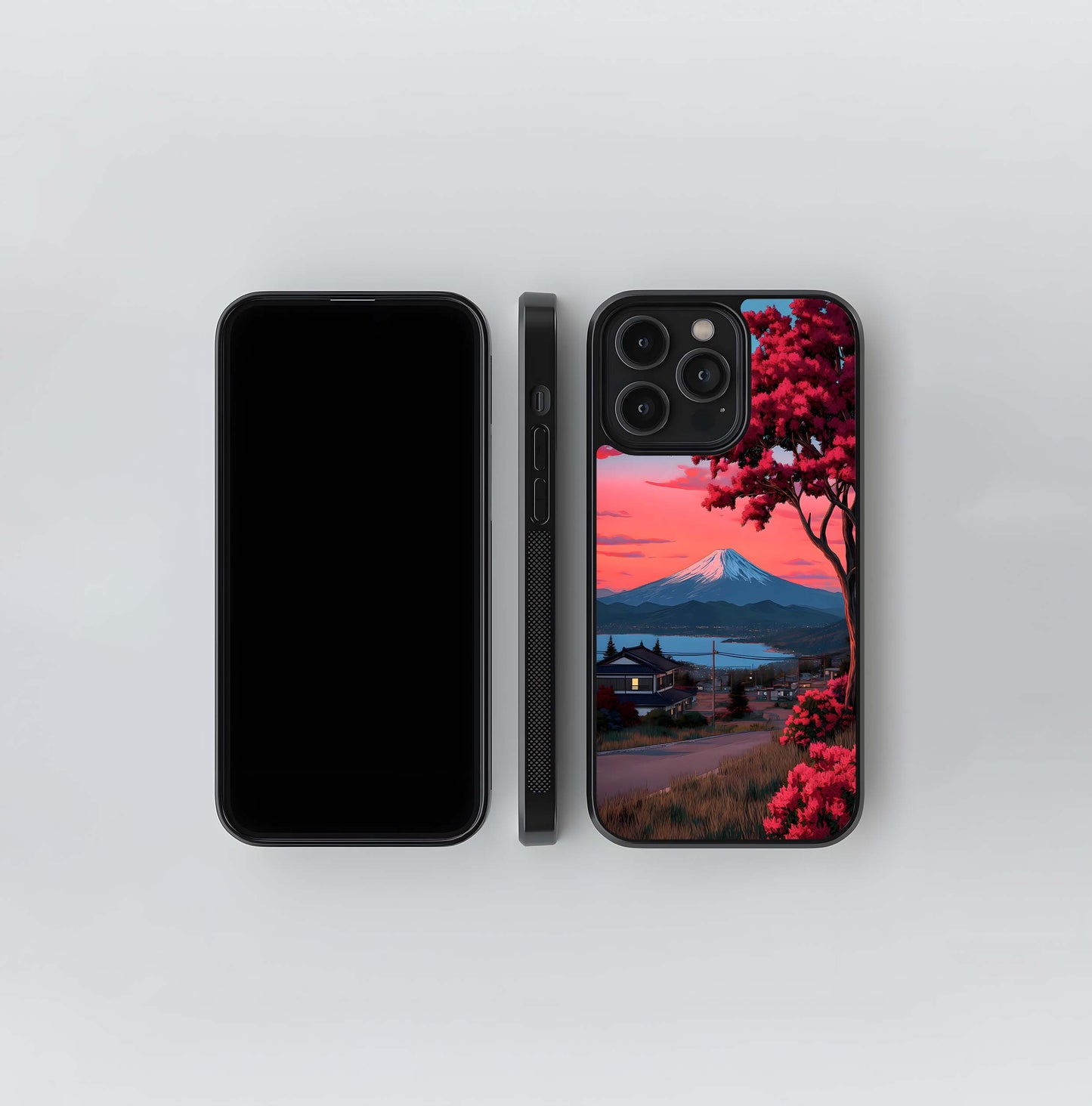 Fuji Sunset Vista Glass Case