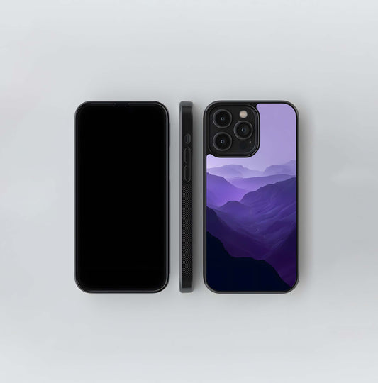 Purple Valley Mist Glass Case