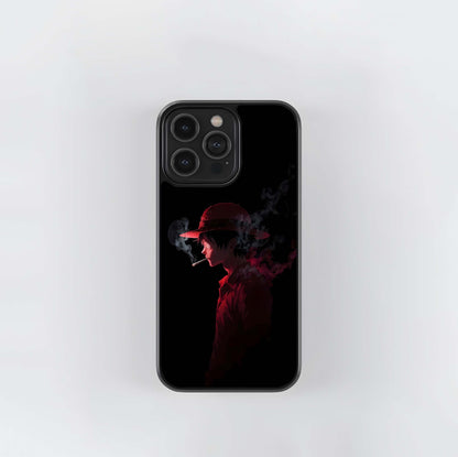 Luffy's Dark Aura Glass Case