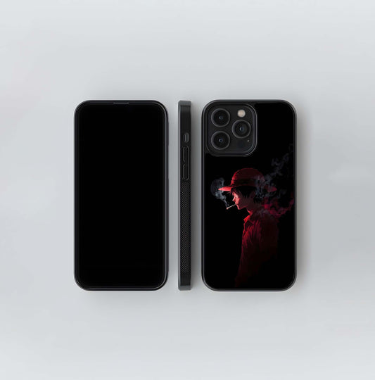 Luffy's Dark Aura Glass Case