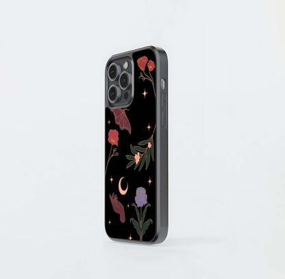 Mystic Moth & Botanicals Glass Case