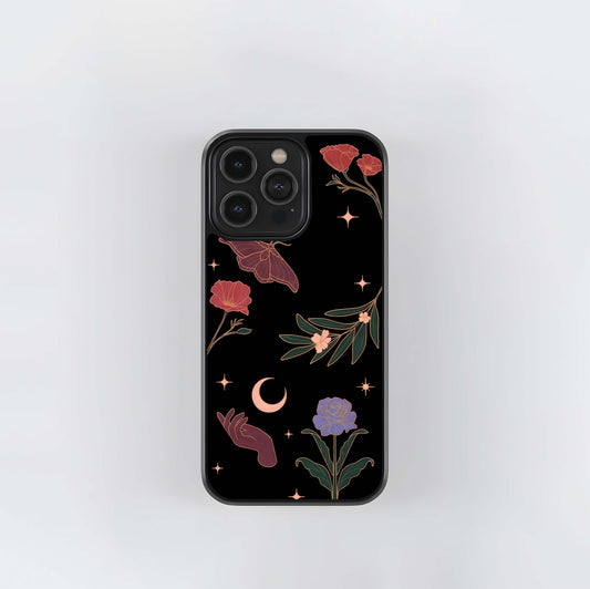 Mystic Moth & Botanicals Glass Case