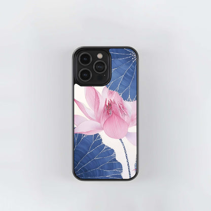 Blue Lotus Whisper Glass Case