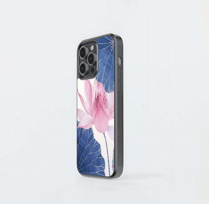 Blue Lotus Whisper Glass Case