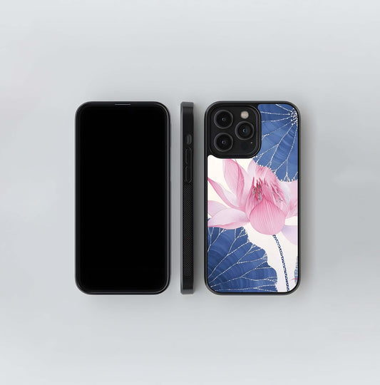 Blue Lotus Whisper Glass Case