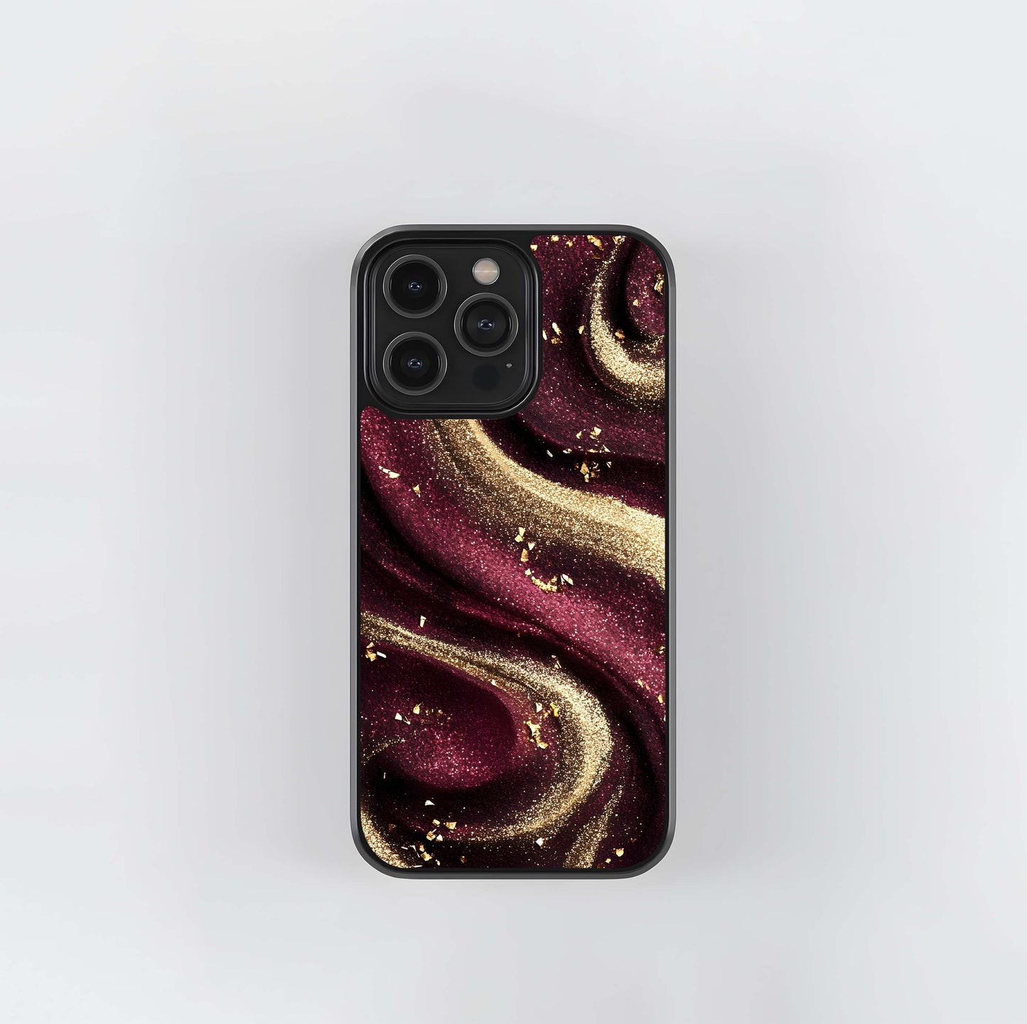 Garnet Silk Glass Case