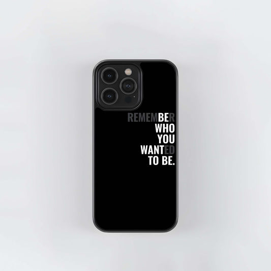 Remember Your Why Glass Case