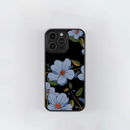 Blue Nigikala Flower Glass Case 2