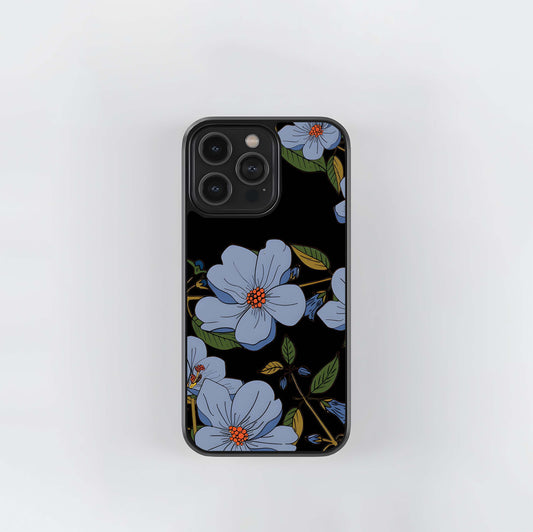 Blue Nigikala Flower Glass Case 2