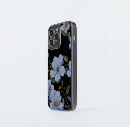 Blue Nigikala Flower Glass Case 2