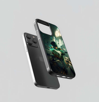 Rock Lee Action Pose Glass Case