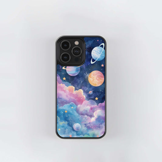 Cosmic Planet Dreams Glass Case