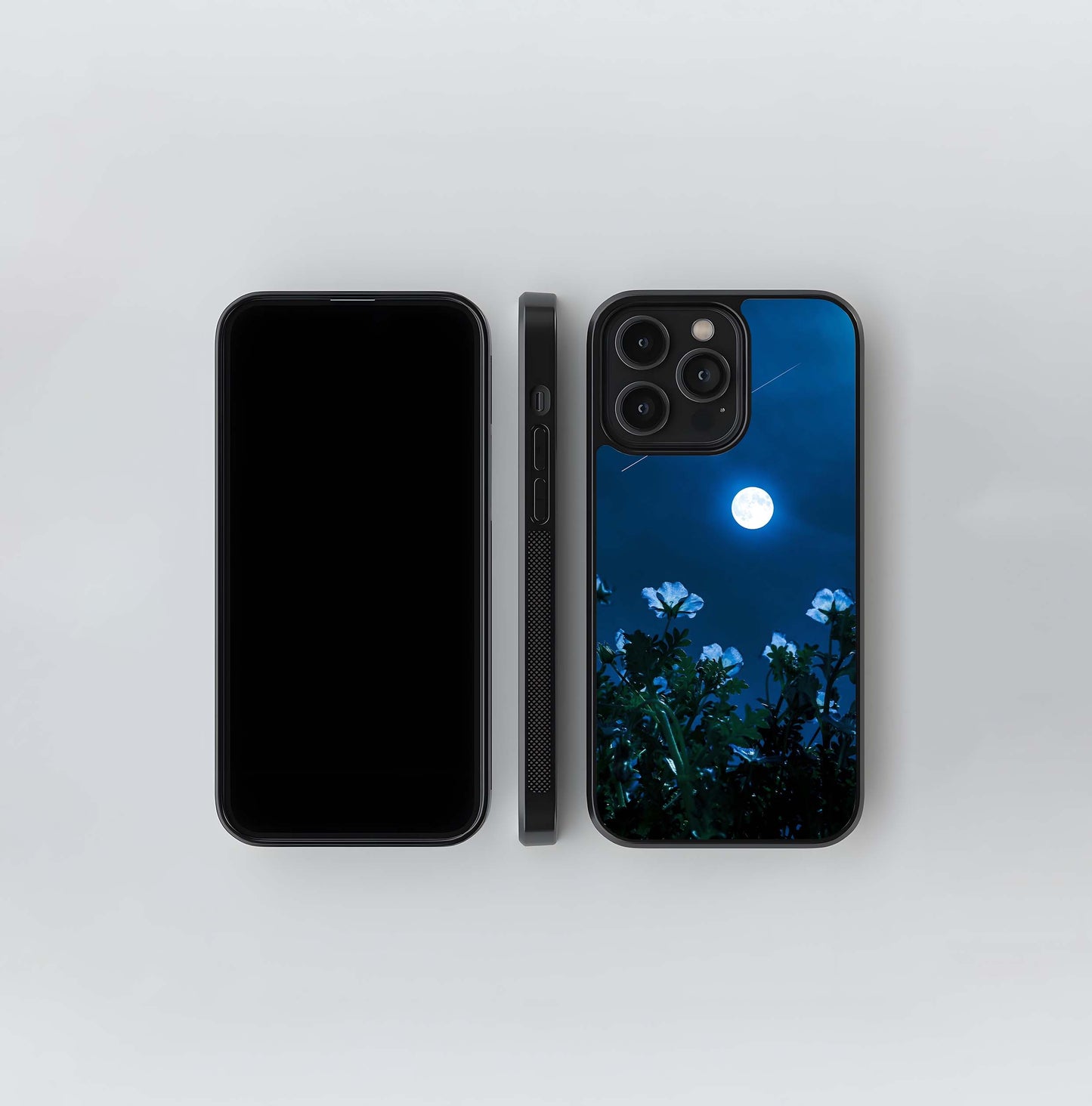 Blue Scenery Glass Case