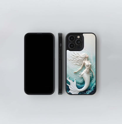 Glacial Mermaid's Embrace Glass Case