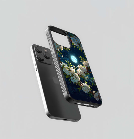 Moonlit Blossoms Glass Case