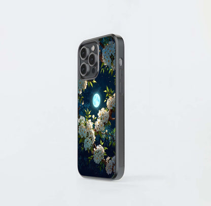 Moonlit Blossoms Glass Case