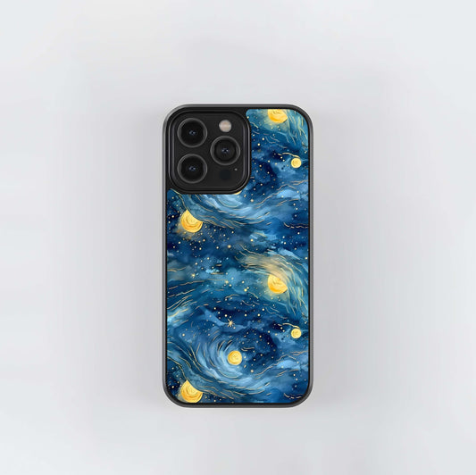 Cosmic Wave  Flow Glass Case