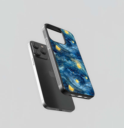 Cosmic Wave  Flow Glass Case